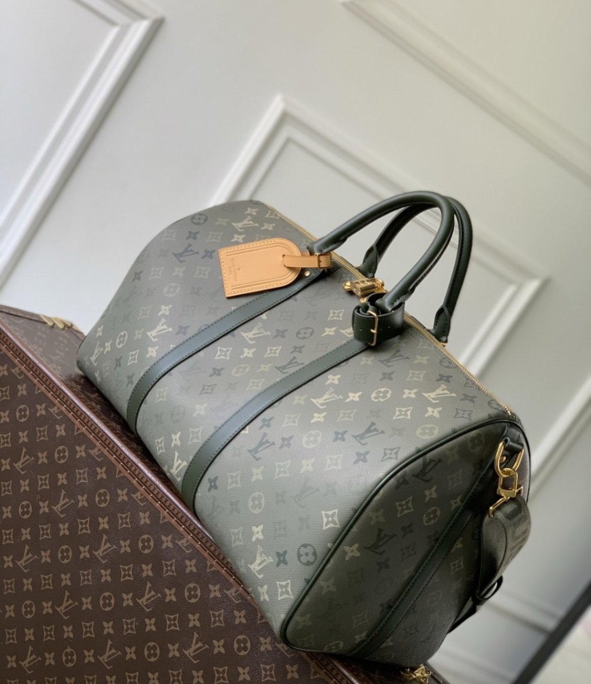 Louis Vuitton Keepall Bandouliere 50 Monogram Green - Afbeelding 3