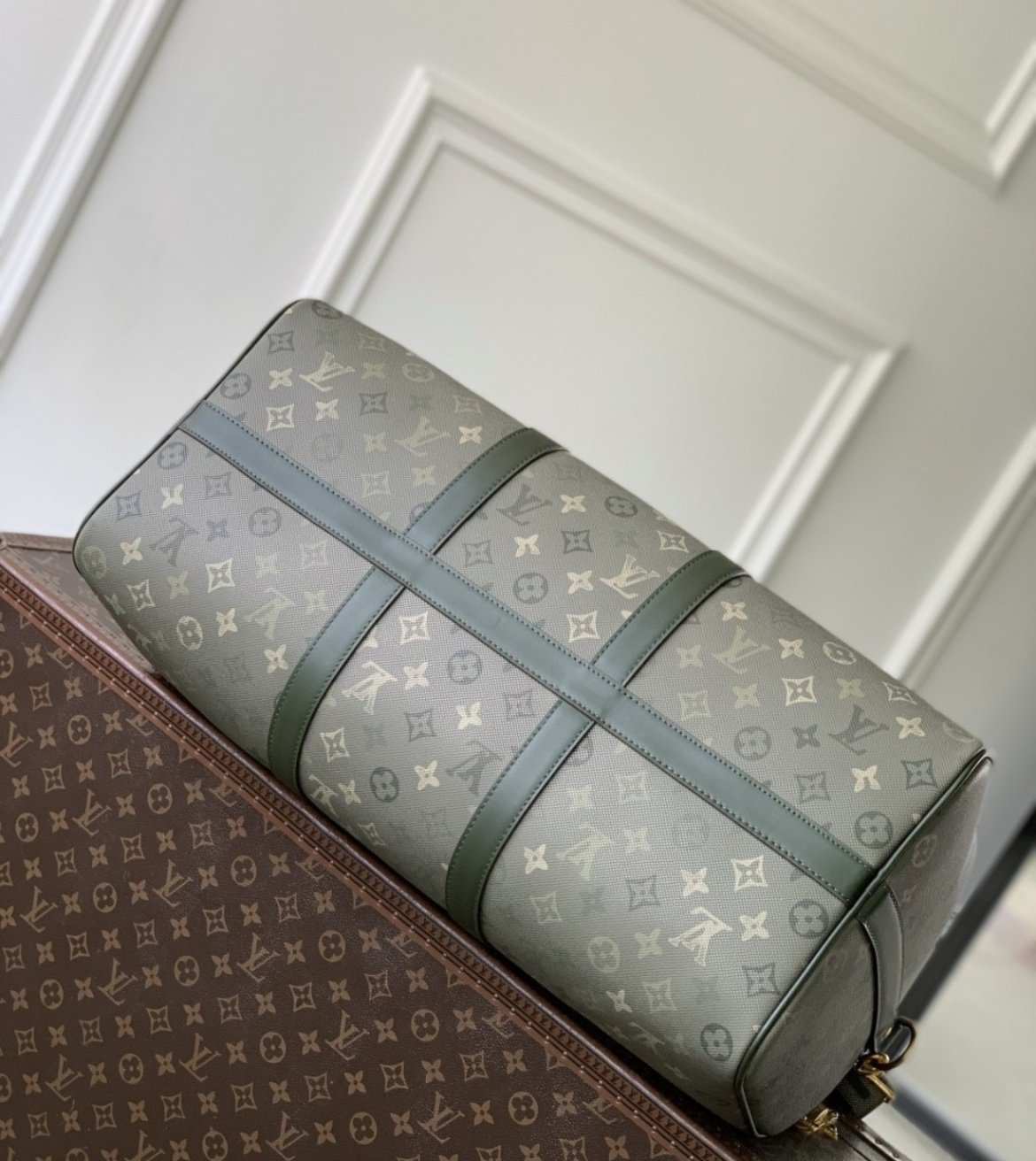 Louis Vuitton Keepall Bandouliere 50 Monogram Green - Afbeelding 5