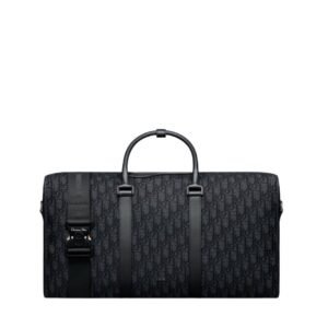 Dior Lingot 50 Duffle Bag In Black