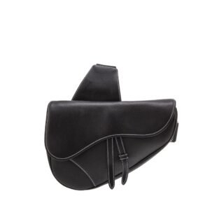 Dior Oblique Leather Saddle Crossbody Bag