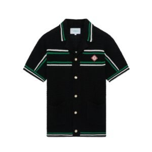 Alternative view of Casablanca Crochet Black Green 2-Piece Set
