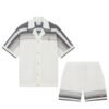 Casablanca Crochet White Grey 2-Piece Set