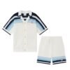 Casablanca Crochet White Blue 2-Piece Set kopie