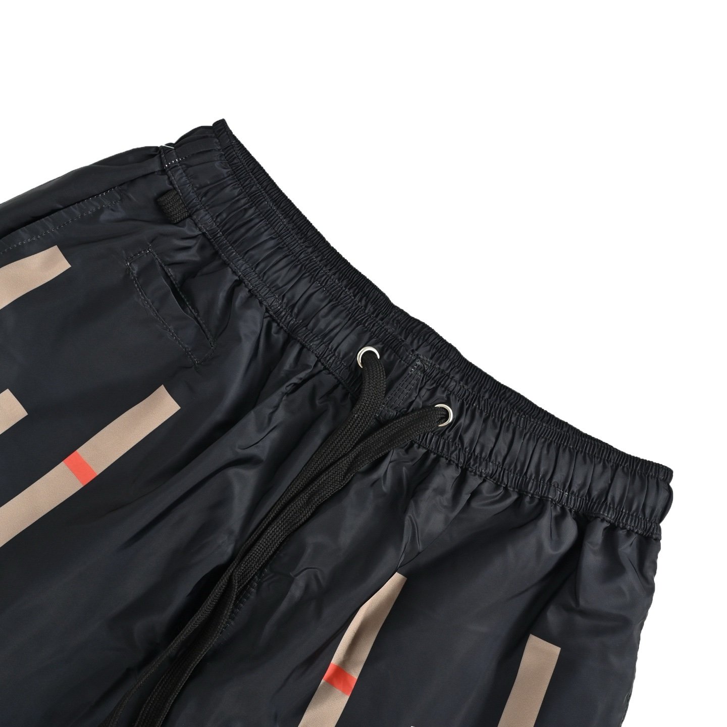 Burberry Sliced Check Swim Shorts Archive Beige/Black - Afbeelding 4