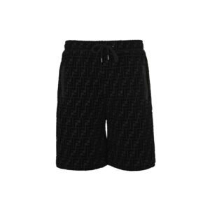 Fendi Bermudas Cotton Black Shorts