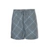 Burberry Multicolor Check Swim Shorts Blue
