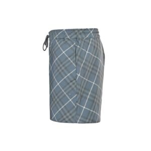 Alternative view of Burberry Multicolor Check Swim Shorts Blue