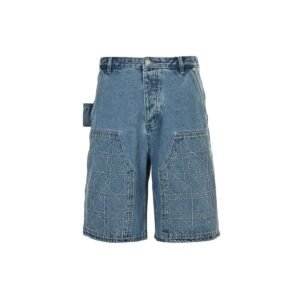 Dior Denim Shorts Cotton In Blue