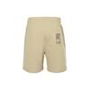 Burberry Check Label Cotton Shorts In Beige
