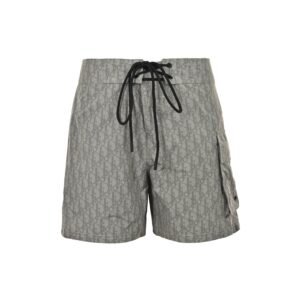 Dior Oblique Grey Swim Shorts