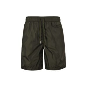 Alternative view of Moncler Logo Olive Swim Shorts