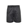 Fendi FF Monogram Swim Shorts Black