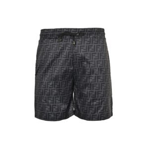 Fendi FF Monogram Swim Shorts Black