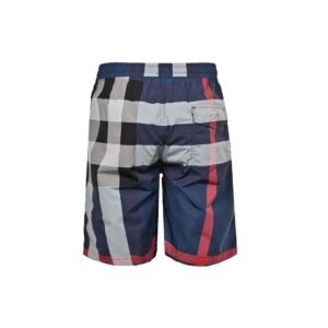 Alternative view of Burberry Check Swim Shortd In Navy Blue