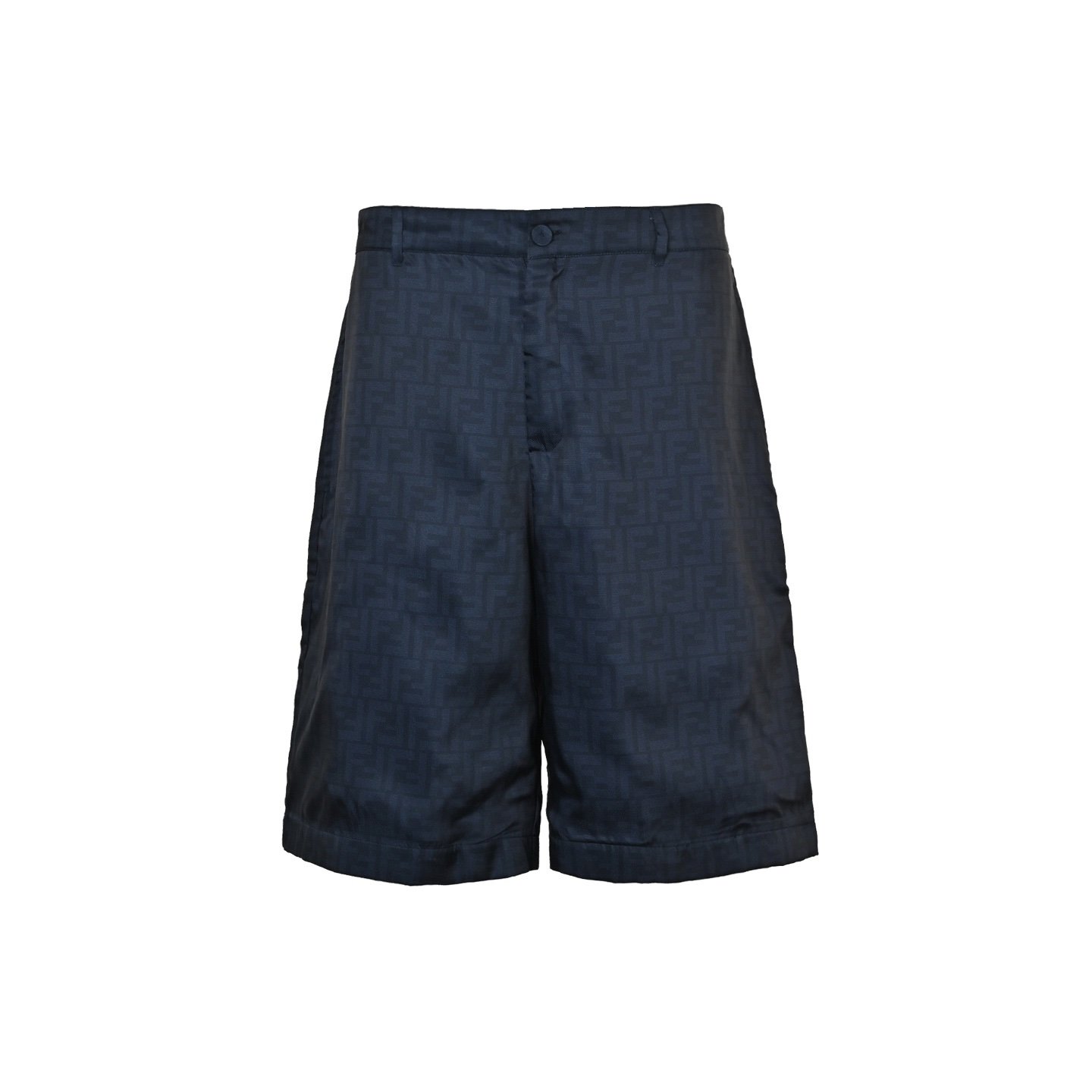 Fendi FF Motif 2-Piece Blue/Silk Shirt - Afbeelding 4