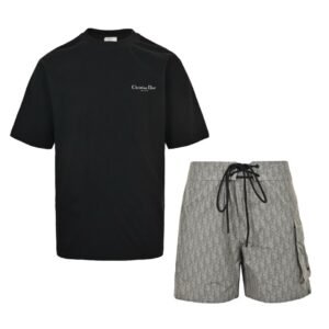 Christian Dior  2-Piece Set Black/Silver Grey