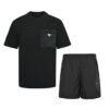 Prada Re-Nylon 2-Piece Set In Black