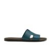 Hermes Izmir Sandal
Bleu Canard Marron Ébène Epsom Calfskin Heather