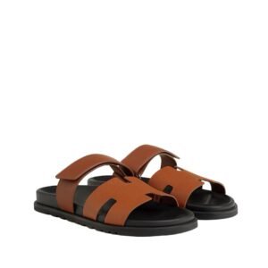 Hermes Paris Chypre Calfskin
Natural Safari Sandals