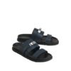 Hermes Jackson Sandal Navy/Black  Leather