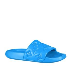Louis Vuitton Waterfront Mule Bubble Monogram Blue Slides