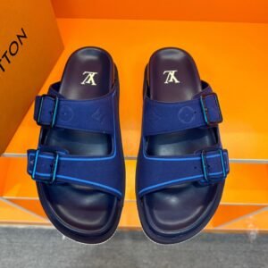 Alternative view of Louis Vuitton Trainer Mule Blue/Navy
