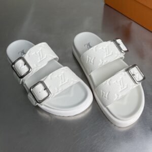 Alternative view of Louis Vuitton Portofino Mule In White