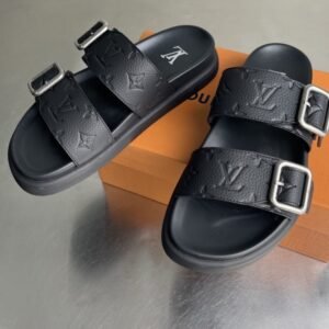 Alternative view of Louis Vuitton Portofino Mule In Black