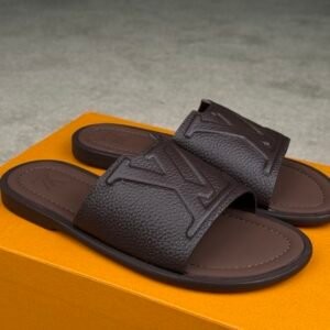 Alternative view of Louis Vuitton Portofino Mule In Brown Leather