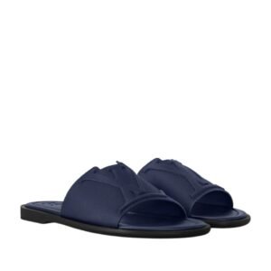 Louis Vuitton Portofino Mule In Navy Leather