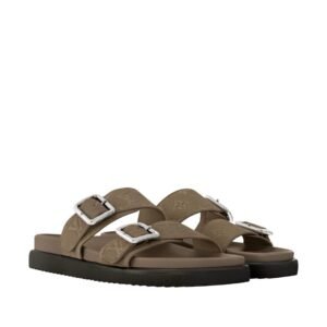 Louis Vuitton Portofino Mule In Khaki
