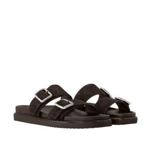 Louis Vuitton Portofino Mule In Dark Brown