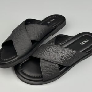 Alternative view of Dior Alias Sandal Black Leather  Dior Gravity Outline