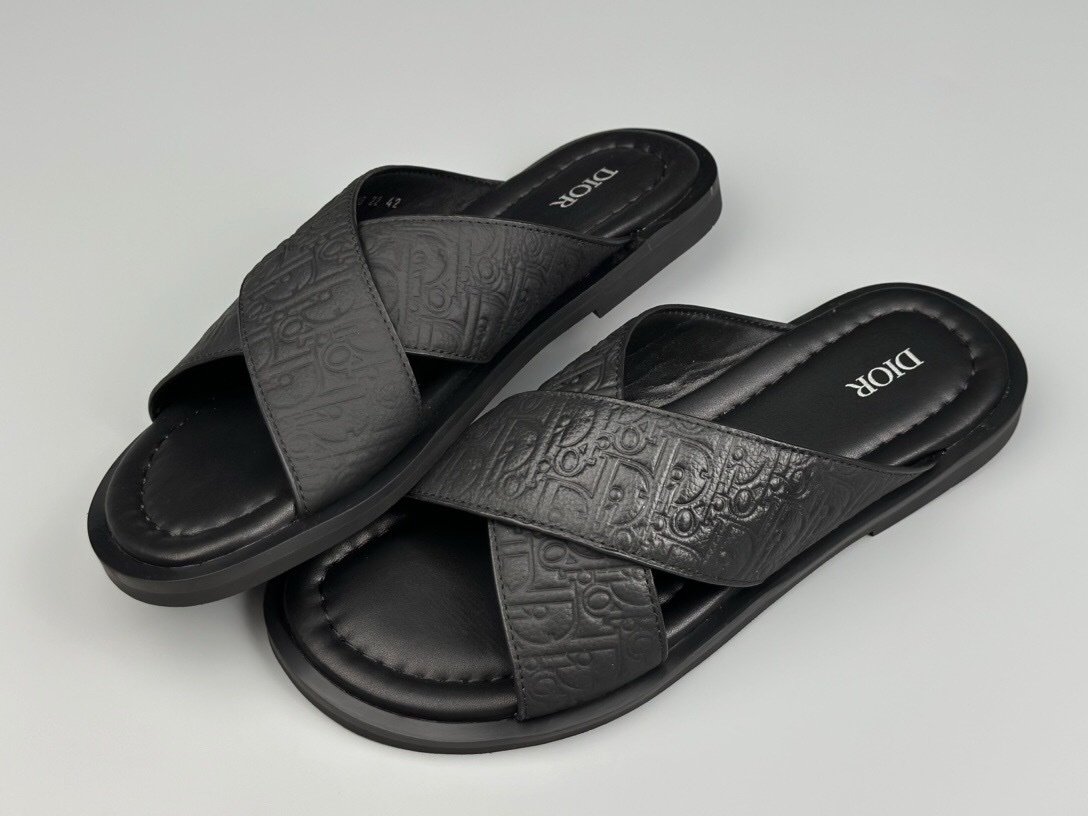 Dior Alias Sandal Black Leather Dior Gravity Outline - Afbeelding 2