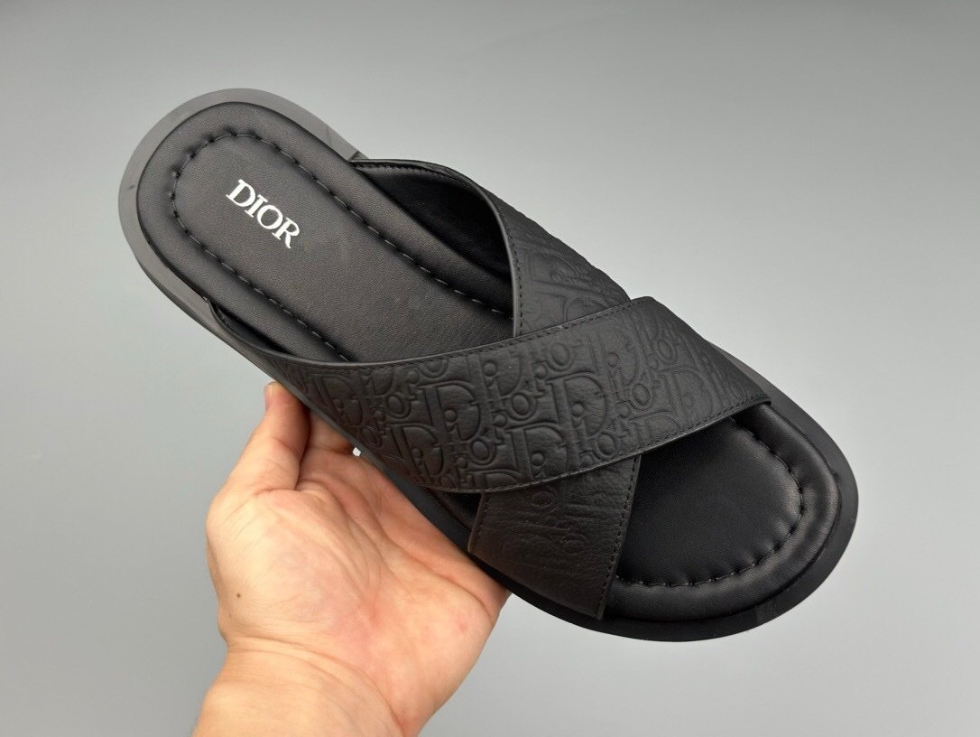 Dior Alias Sandal Black Leather Dior Gravity Outline - Afbeelding 3