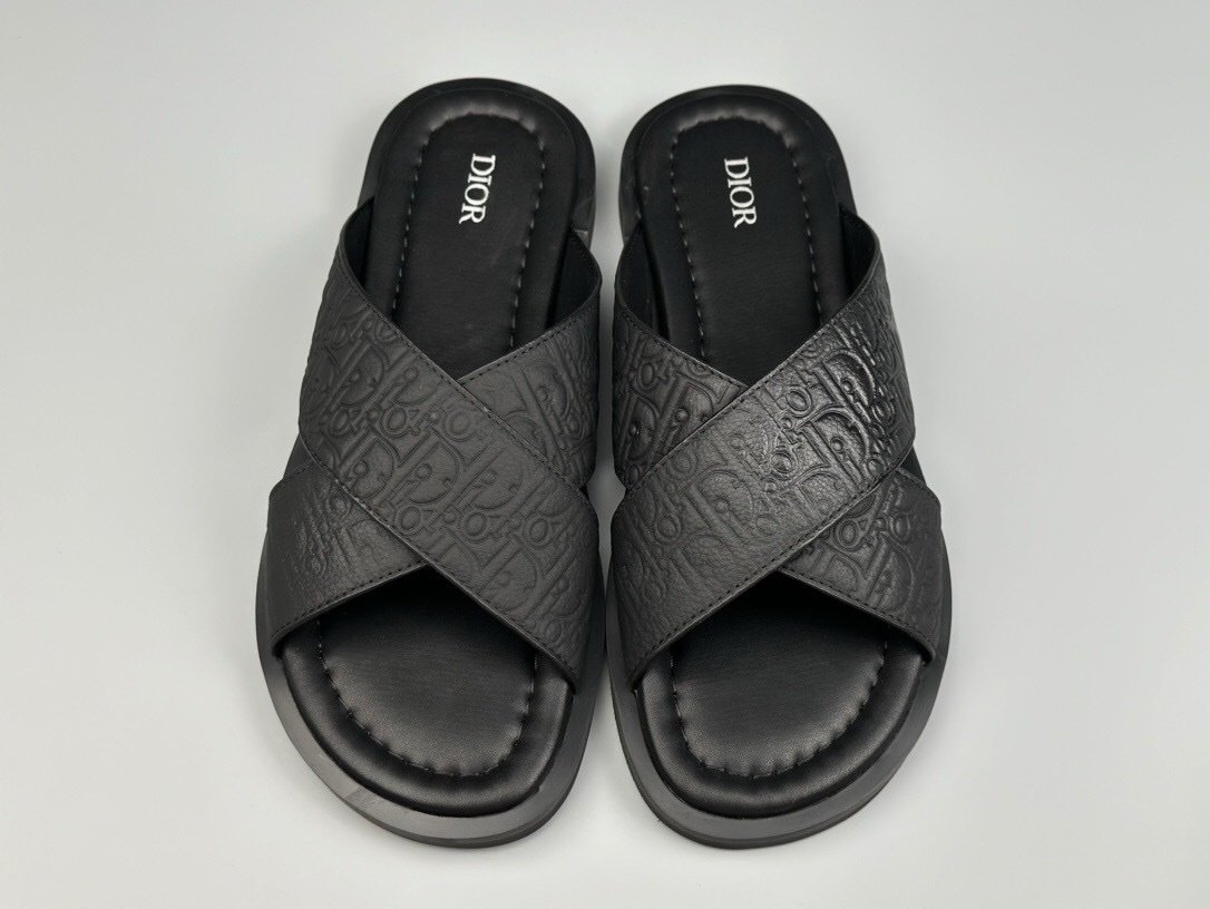 Dior Alias Sandal Black Leather Dior Gravity Outline - Afbeelding 5