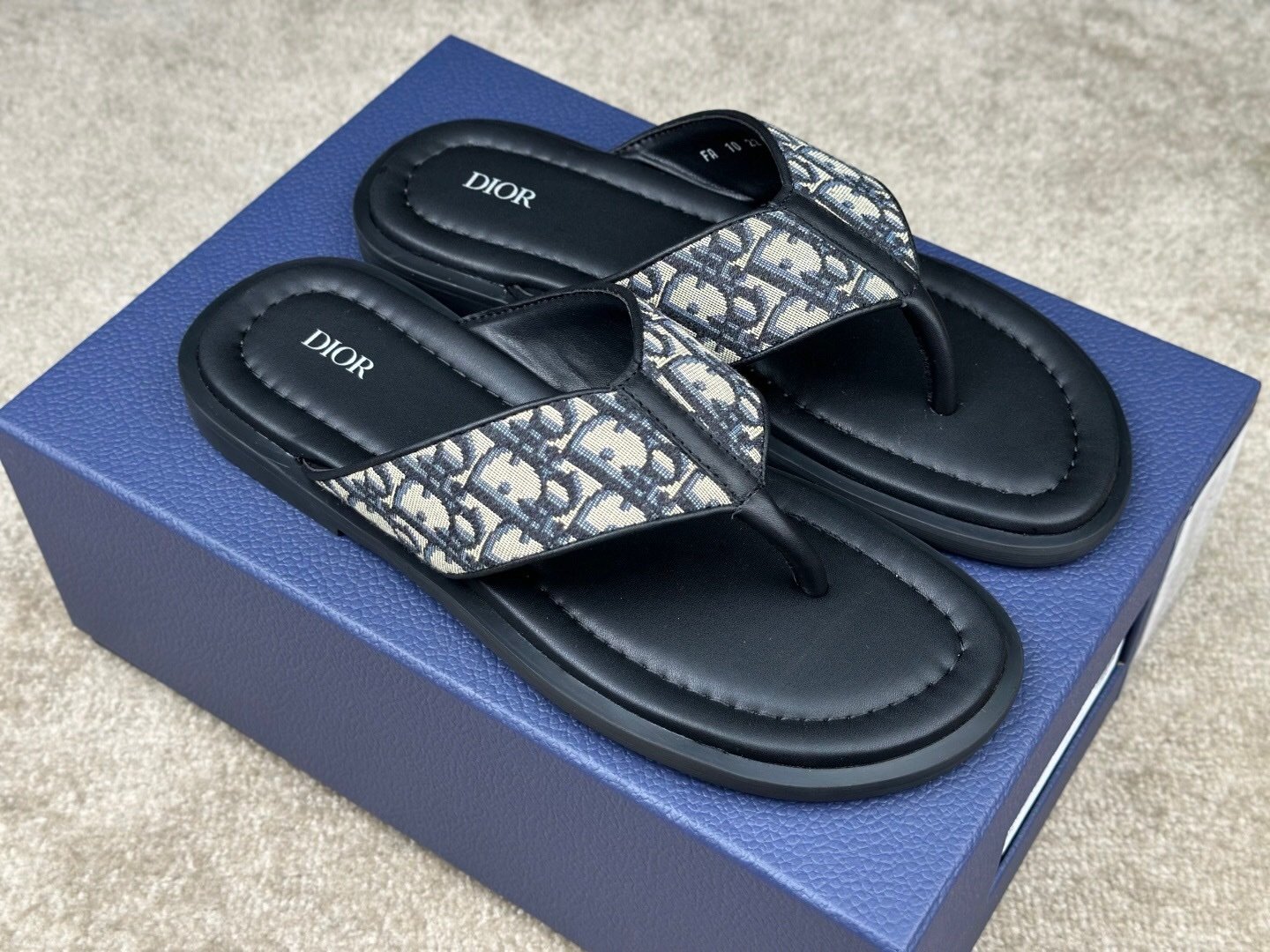 Dior Alias Thong Sandal Oblique Jacquard - Afbeelding 2