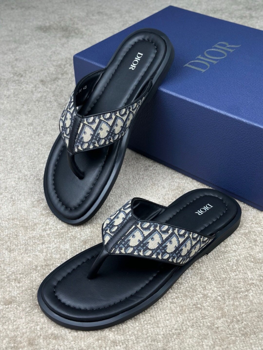 Dior Alias Thong Sandal Oblique Jacquard - Afbeelding 3