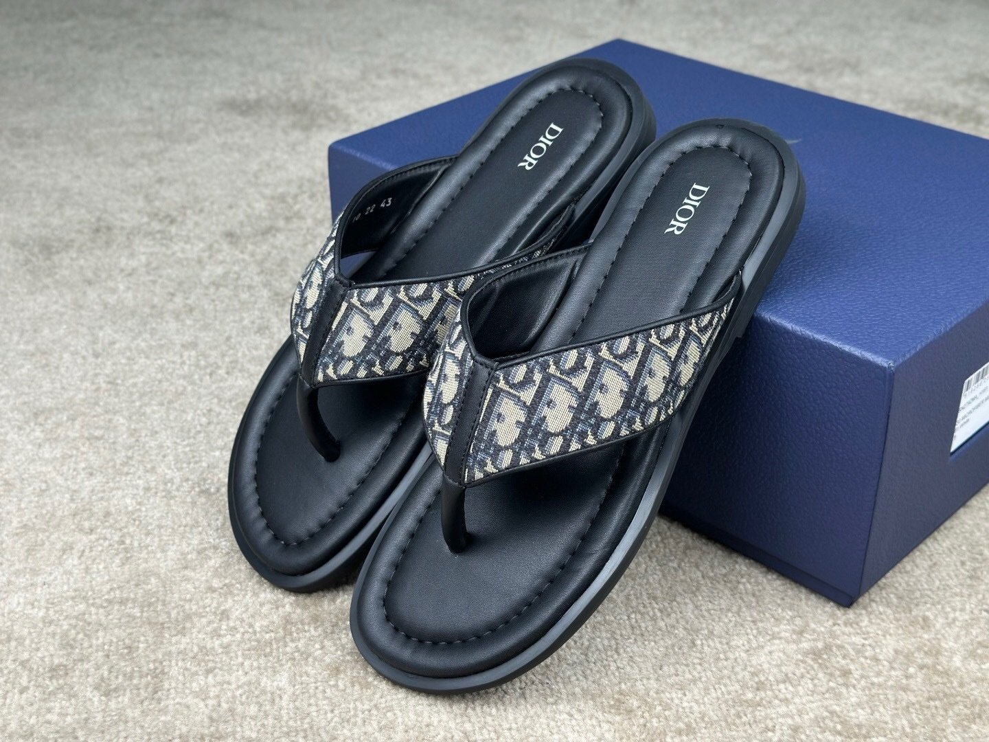 Dior Alias Thong Sandal Oblique Jacquard - Afbeelding 4