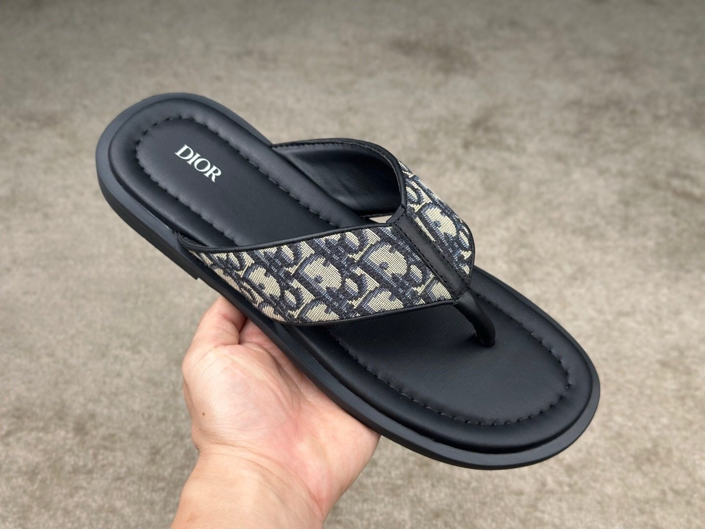Dior Alias Thong Sandal Oblique Jacquard - Afbeelding 5