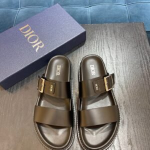 Alternative view of Dior Black Aqua Sandal  Leather Sandals
