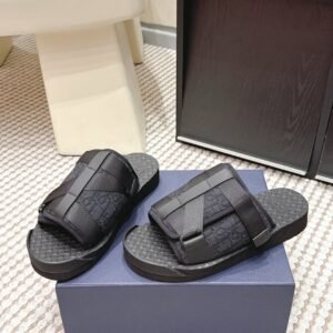 Alternative view of Dior Alpha Sandal Black/Black Oblique Jacquard