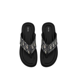 Dior Alias Thong Sandal Oblique Jacquard