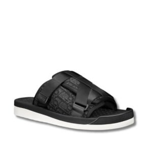 Dior Alpha Sandal Black/White Oblique Jacquard