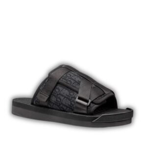Dior Alpha Sandal Black/Black Oblique Jacquard