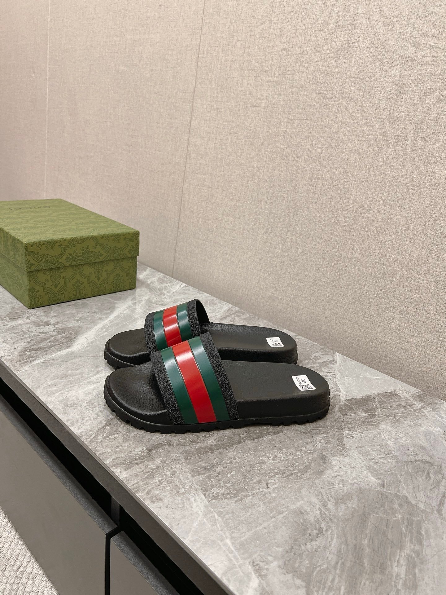Gucci OG Web Slide Sandal Black - Afbeelding 2