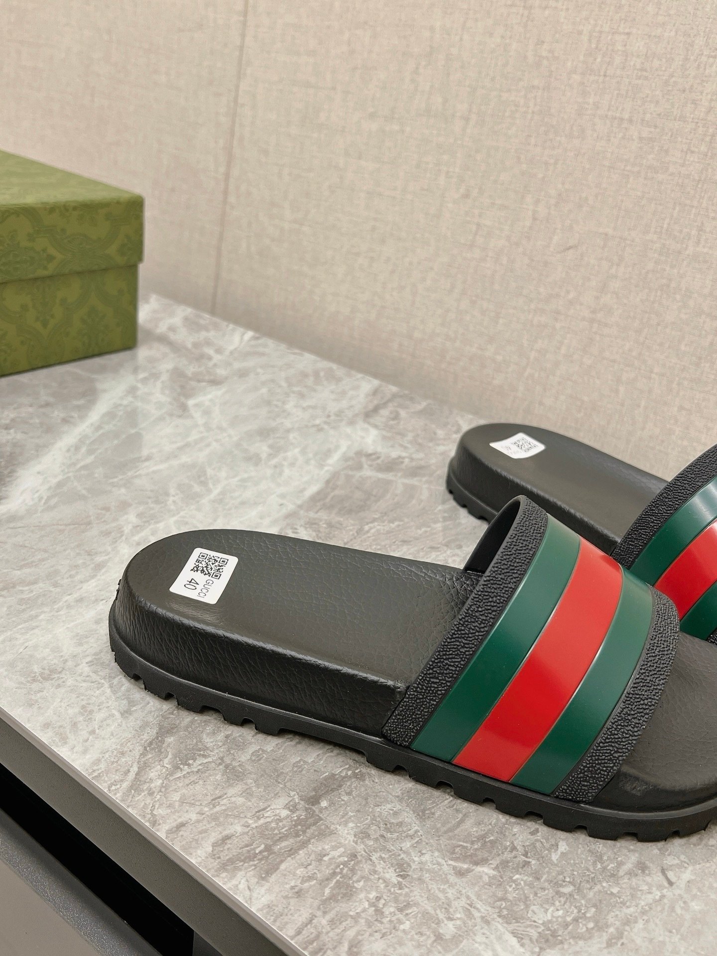 Gucci OG Web Slide Sandal Black - Afbeelding 6