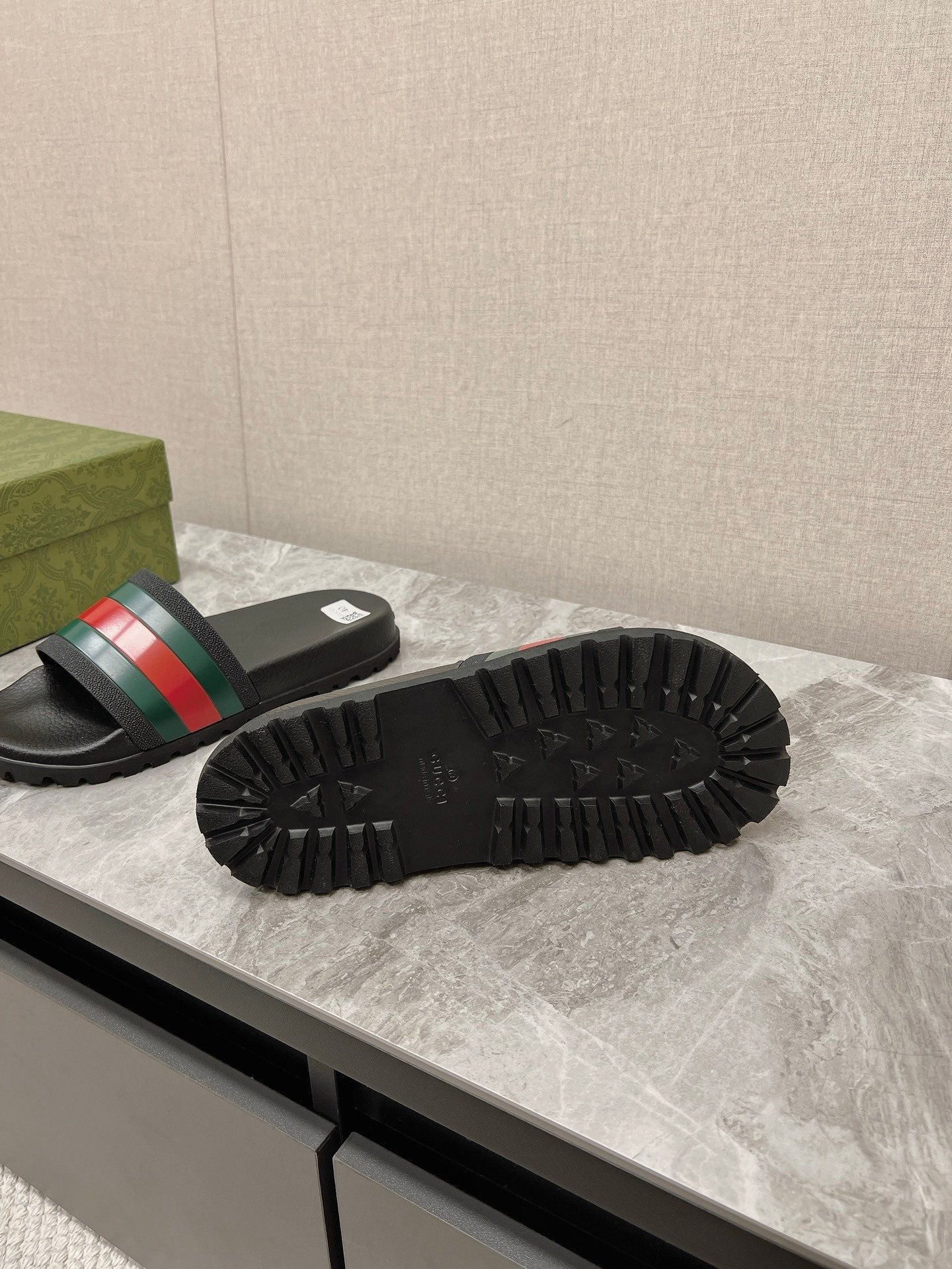 Gucci OG Web Slide Sandal Black - Afbeelding 7