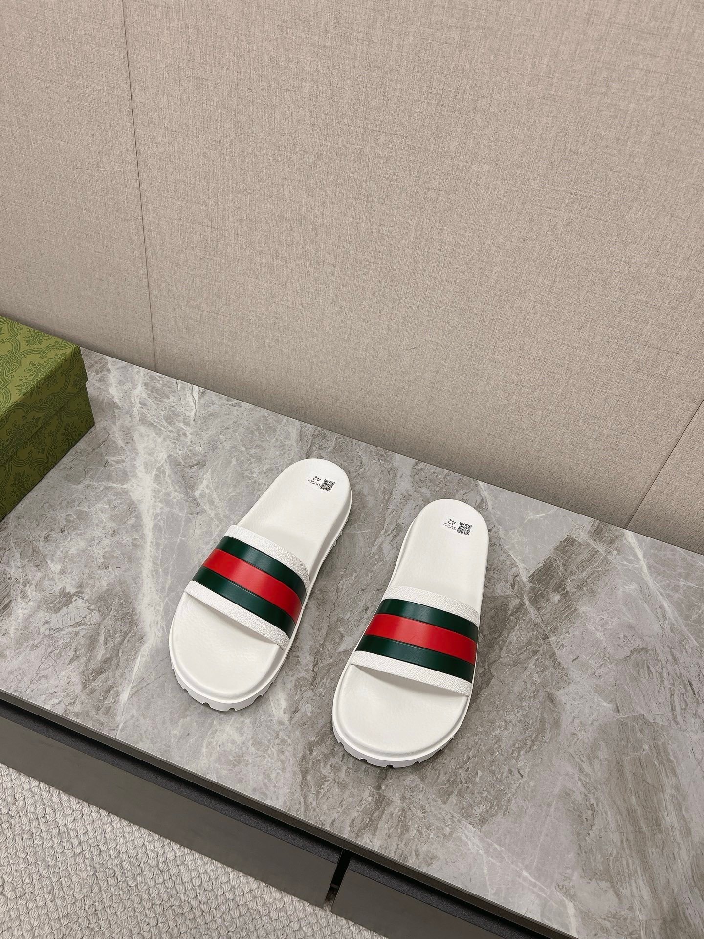 Gucci OG Web Slide Sandal White - Afbeelding 4