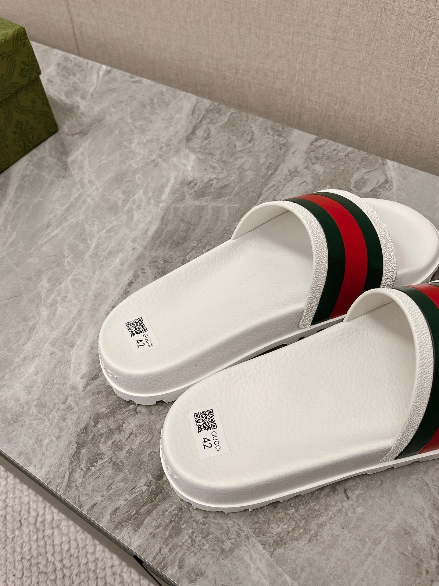 Gucci OG Web Slide Sandal White - Afbeelding 6
